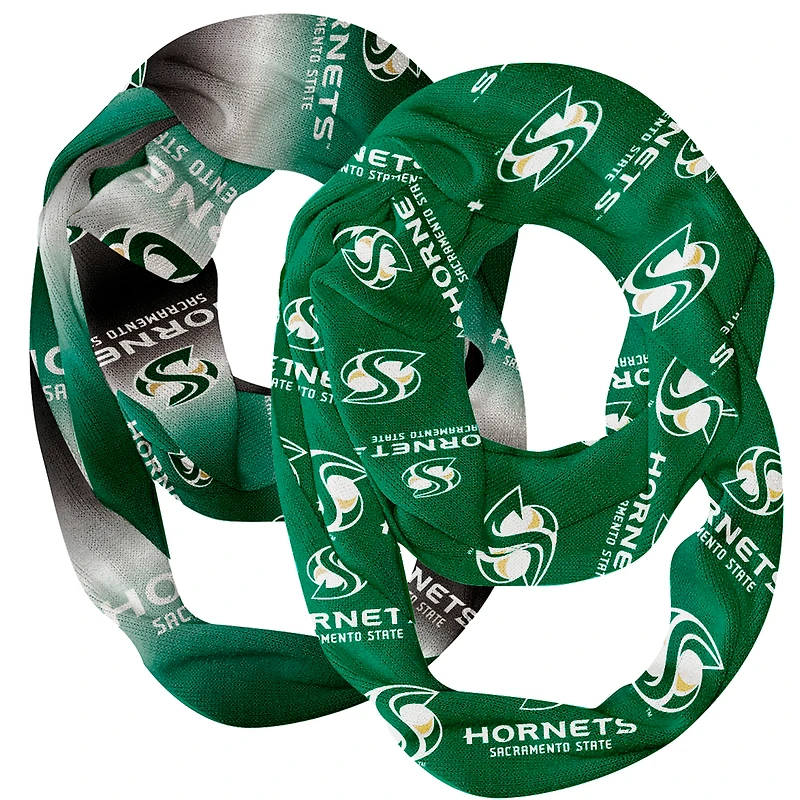 Vive La Fete  Sacramento State Hornets Two-Piece Infinity Scarves Set