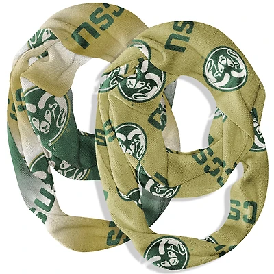 Vive La Fete  Colorado State Rams Two-Piece Infinity Scarves Set