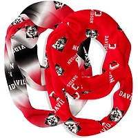 Vive La Fete  Davidson Wildcats Two-Piece Infinity Scarves Set
