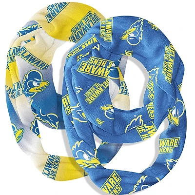 Vive La Fete  Delaware Fightin' Blue Hens Two-Piece Infinity Scarves Set