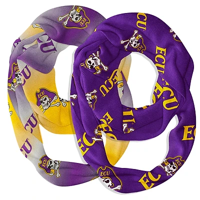 Vive La Fete  ECU Pirates Two-Piece Infinity Scarves Set