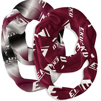 Vive La Fete  Eastern Kentucky Colonels Two-Piece Infinity Scarves Set