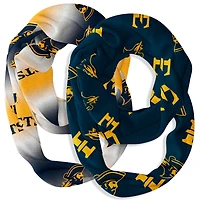 Vive La Fete  Eastern Tennessee State Buccaneers Two-Piece Infinity Scarves Set