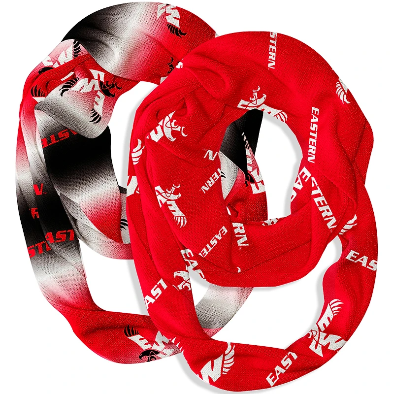 Vive La Fete  Eastern Washington Eagles Two-Piece Infinity Scarves Set