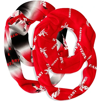 Vive La Fete  Eastern Washington Eagles Two-Piece Infinity Scarves Set