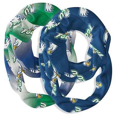 Vive La Fete  Florida Gulf Coast Eagles Two-Piece Infinity Scarves Set