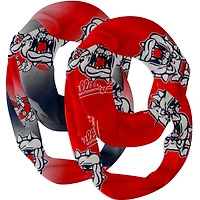 Vive La Fete  Fresno State Bulldogs Two-Piece Infinity Scarves Set