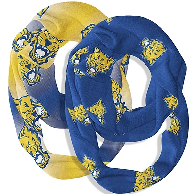 Vive La Fete  Fort Valley State Wildcats Two-Piece Infinity Scarves Set