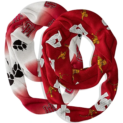 Vive La Fete  Hampden-Sydney College Tigers Two-Piece Infinity Scarves Set