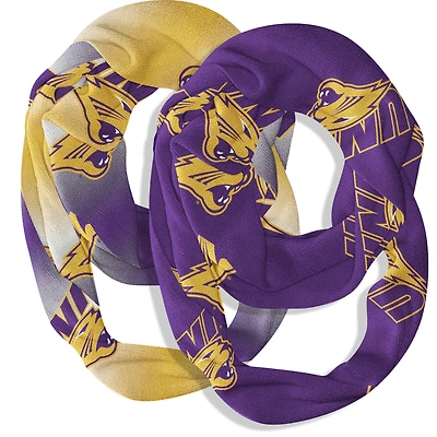 Vive La Fete  Northern Iowa Panthers Two-Piece Infinity Scarves Set