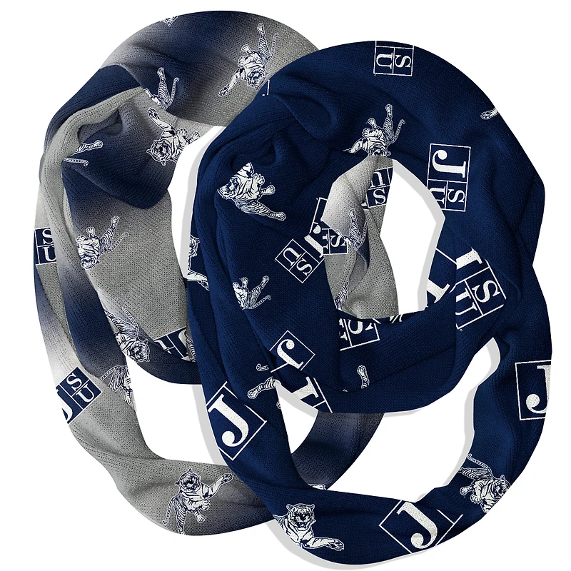 Vive La Fete  Jackson State Tigers Two-Piece Infinity Scarves Set