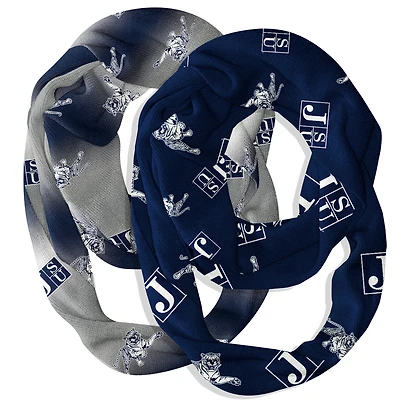 Vive La Fete  Jackson State Tigers Two-Piece Infinity Scarves Set