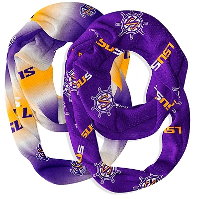Vive La Fete  Louisiana State Shreveport Two-Piece Infinity Scarves Set
