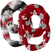 Vive La Fete  Morehouse Maroon Tigers Two-Piece Infinity Scarves Set