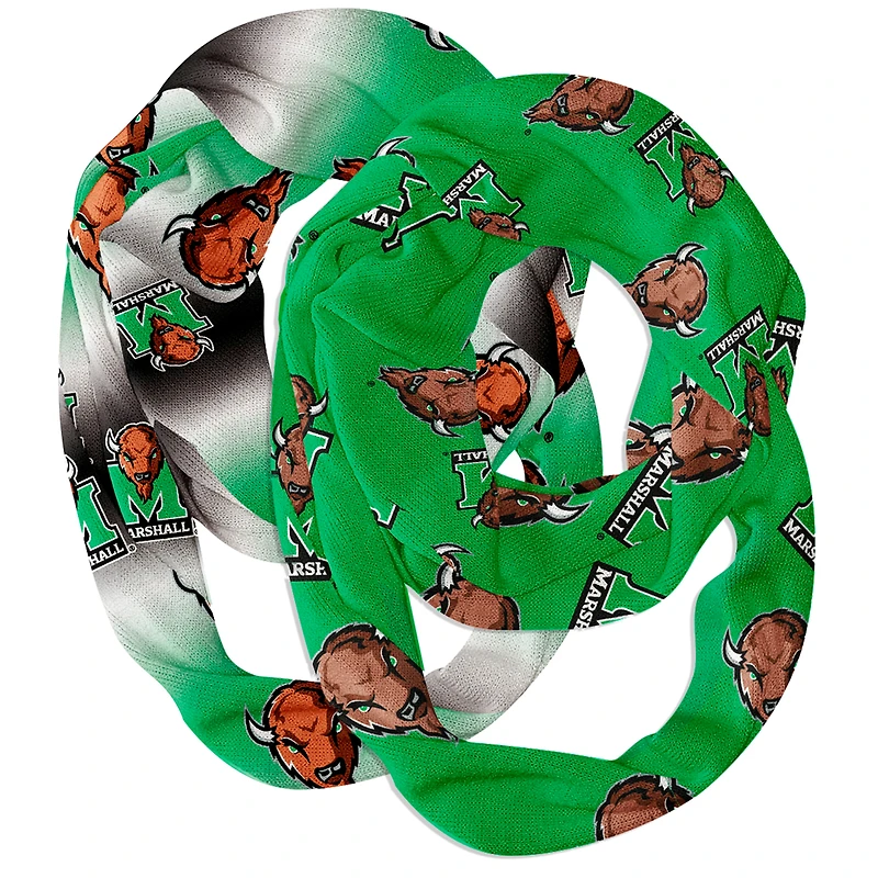 Vive La Fete  Marshall Thundering Herd Two-Piece Infinity Scarves Set