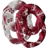 Vive La Fete  Mississippi State Bulldogs Two-Piece Infinity Scarves Set
