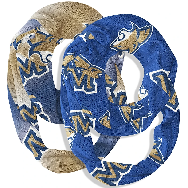 Vive La Fete  Montana State Bobcats Two-Piece Infinity Scarves Set