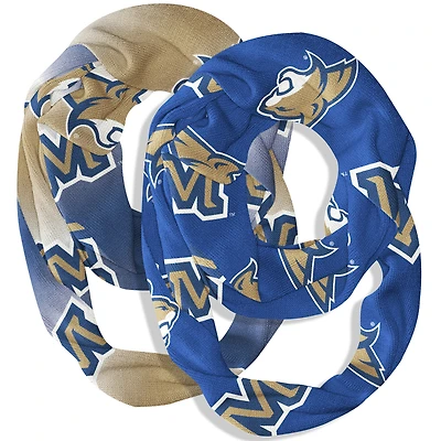 Vive La Fete  Montana State Bobcats Two-Piece Infinity Scarves Set