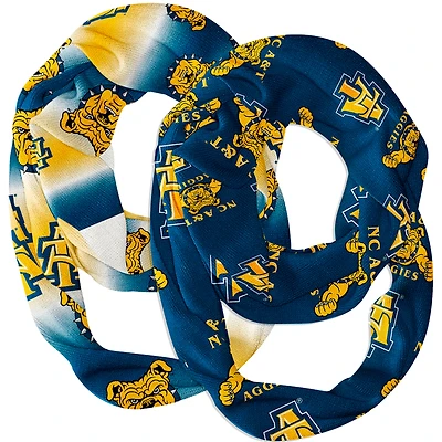 Vive La Fete  North Carolina A&T Aggies Two-Piece Infinity Scarves Set