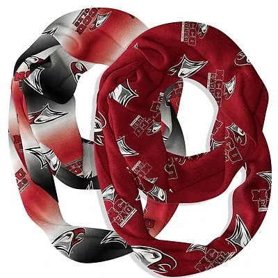 Vive La Fete  North Carolina Central Eagles Two-Piece Infinity Scarves Set