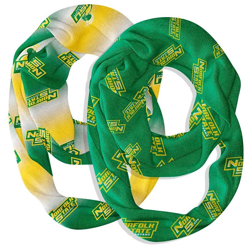 Vive La Fete  Norfolk State Spartans Two-Piece Infinity Scarves Set