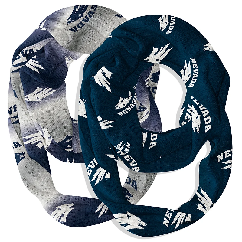 Vive La Fete Nevada Wolf Pack Two-Piece Infinity Scarves Set
