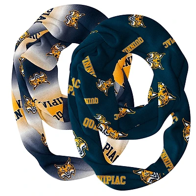 Vive La Fete  Quinnipiac Bobcats Two-Piece Infinity Scarves Set
