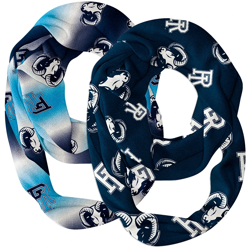Vive La Fete  Rhode Island Rams Two-Piece Infinity Scarves Set