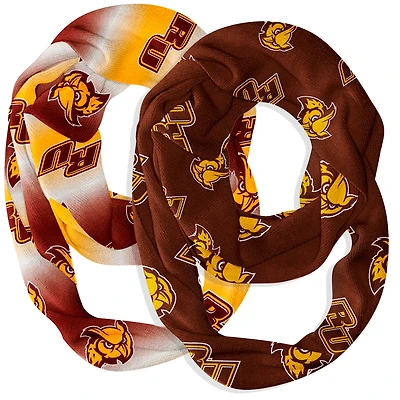 Vive La Fete  Rowan Univ Owls Two-Piece Infinity Scarves Set