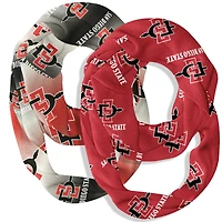 Vive La Fete  San Diego State Aztecs Two-Piece Infinity Scarves Set