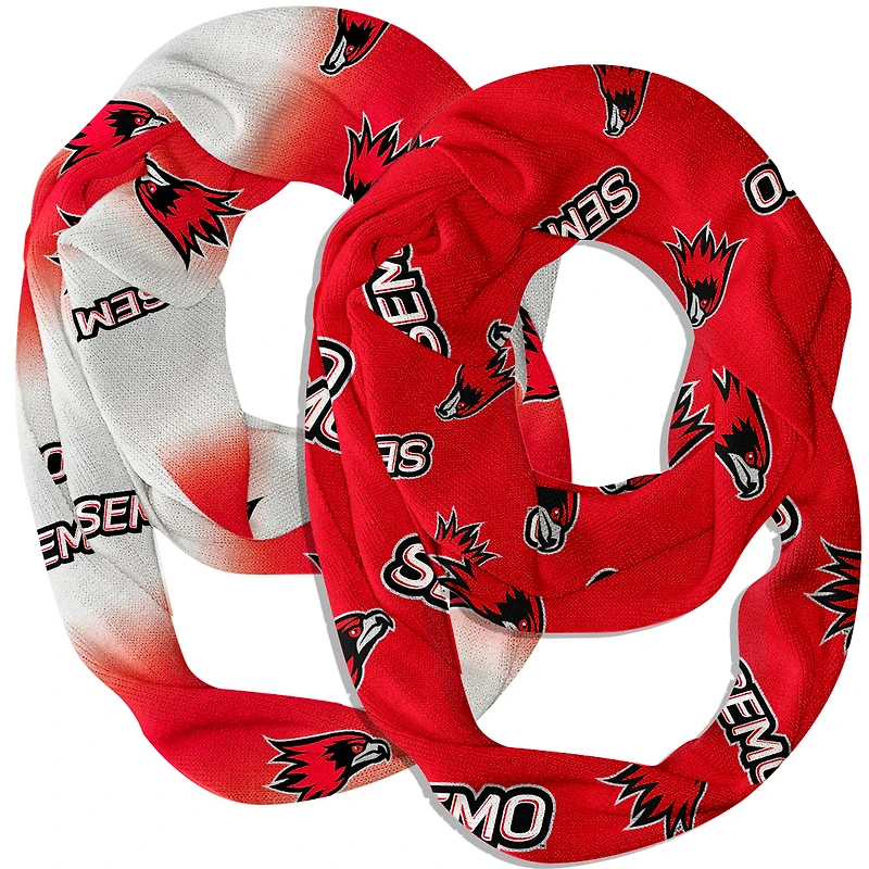 Vive La Fete  Southeast Missouri State Redhawks Two-Piece Infinity Scarves Set