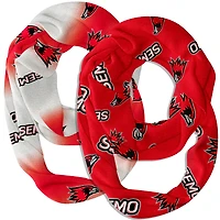 Vive La Fete  Southeast Missouri State Redhawks Two-Piece Infinity Scarves Set