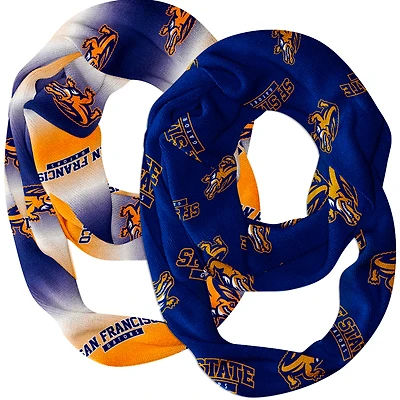 Vive La Fete  San Francisco State Gators Two-Piece Infinity Scarves Set