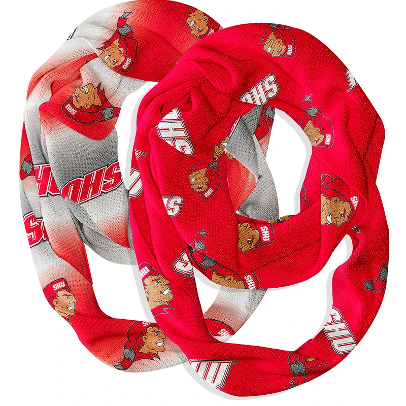 Vive La Fete  Sacred Heart Pioneers Two-Piece Infinity Scarves Set