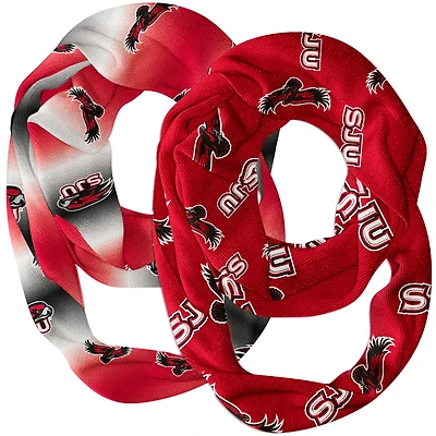 Vive La Fete  Saint Joseph's Hawks Two-Piece Infinity Scarves Set
