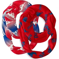 Vive La Fete  SMU Mustangs Two-Piece Infinity Scarves Set