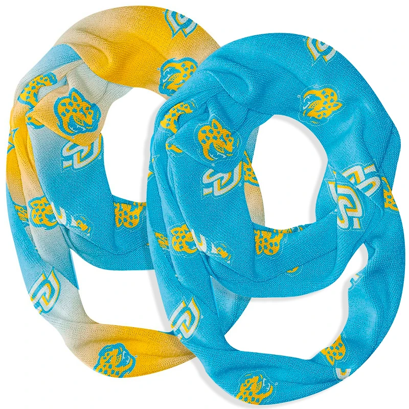 Vive La Fete  Southern University Jaguars Two-Piece Infinity Scarves Set