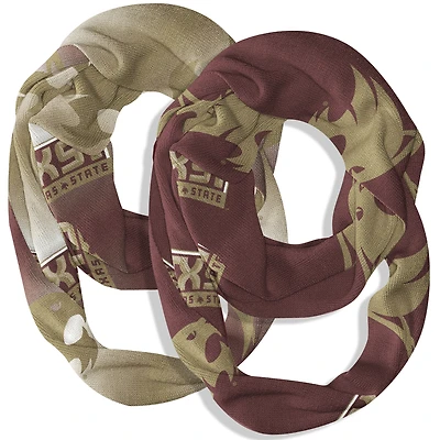 Vive La Fete  Texas State Bobcats Two-Piece Infinity Scarves Set