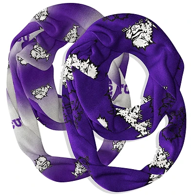 Vive La Fete  TCU Horned Frogs Two-Piece Infinity Scarves Set