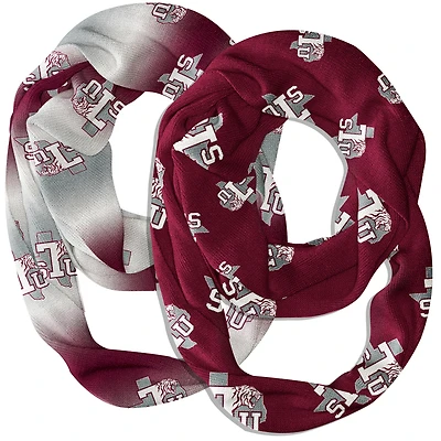 Vive La Fete  Texas Southern Tigers Two-Piece Infinity Scarves Set