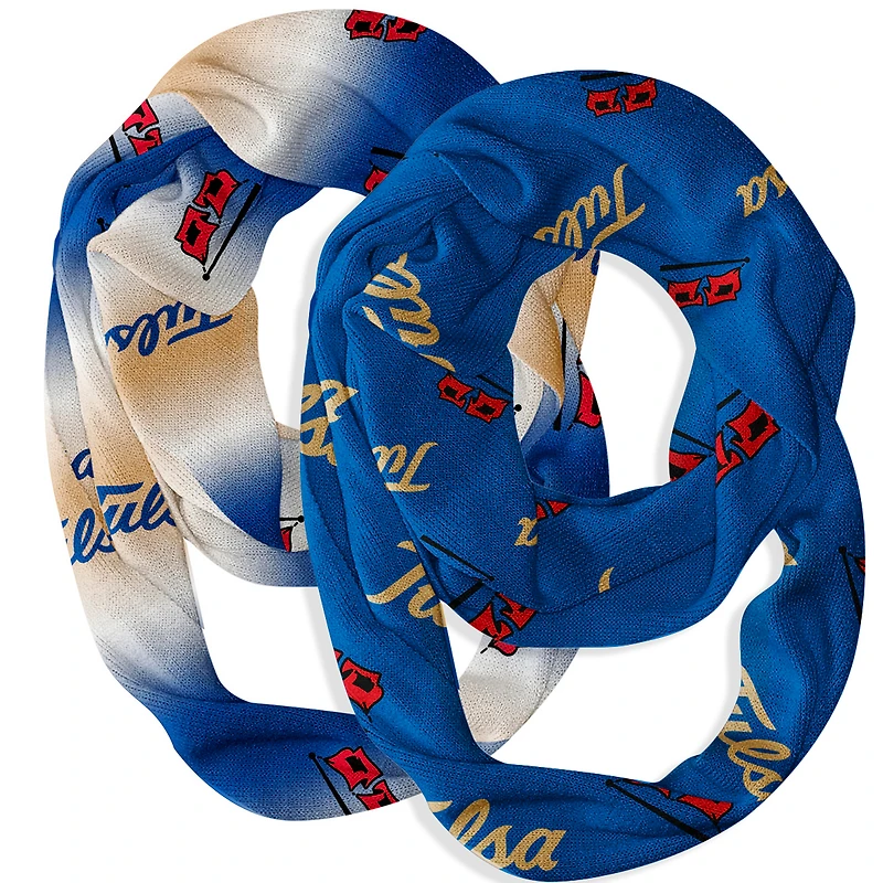 Vive La Fete  Tulsa Golden Hurricane Two-Piece Infinity Scarves Set
