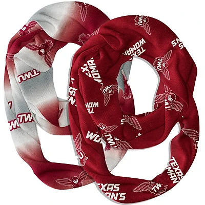Vive La Fete  Texas Woman's Pioneers Two-Piece Infinity Scarves Set