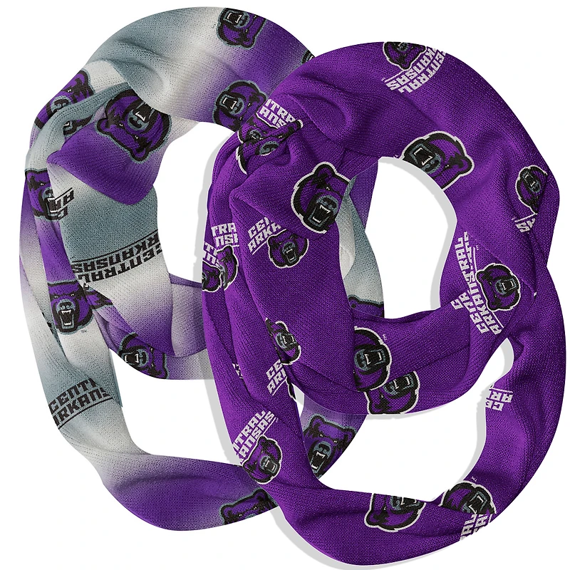 Vive La Fete  Central Arkansas Bears Two-Piece Infinity Scarves Set