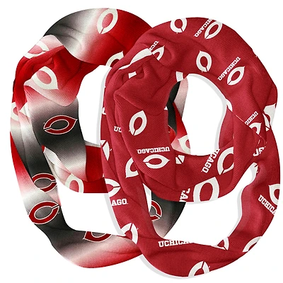 Vive La Fete  UChicago Maroons Two-Piece Infinity Scarves Set