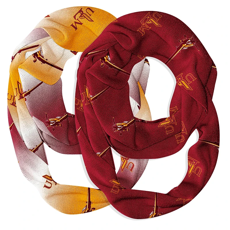 Vive La Fete  ULM Warhawks Two-Piece Infinity Scarves Set