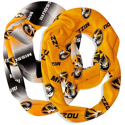 Vive La Fete  Missouri Tigers Two-Piece Infinity Scarves Set
