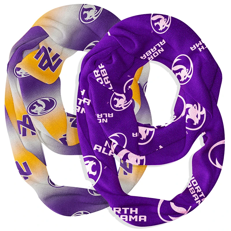 Vive La Fete  North Alabama Lions Two-Piece Infinity Scarves Set