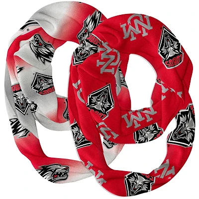 Vive La Fete  New Mexico Lobos Two-Piece Infinity Scarves Set