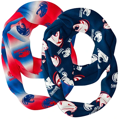 Vive La Fete  South Alabama Jaguars Two-Piece Infinity Scarves Set