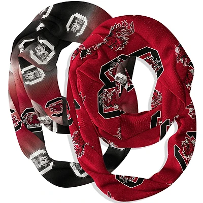 Vive La Fete  South Carolina Gamecocks Two-Piece Infinity Scarves Set